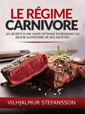 cover image of Le Régime Carnivore (Traduit)